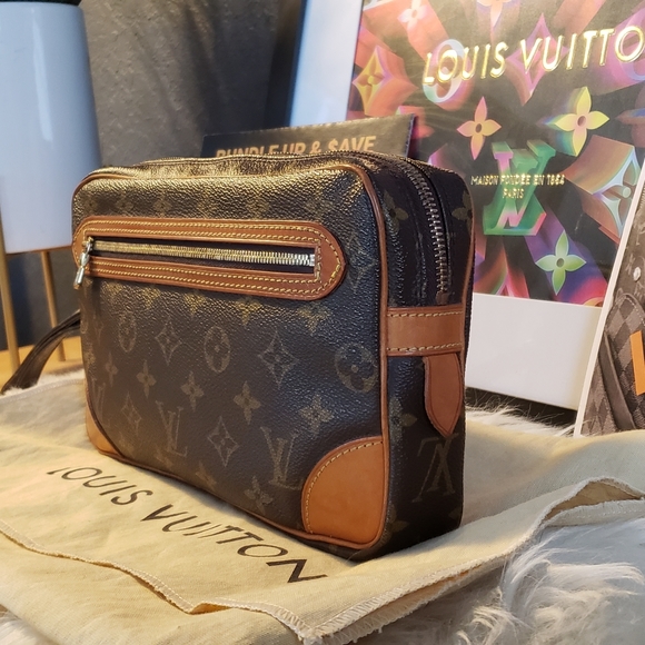 💯 Louis Vuitton Marly Dragonne Clutch - Picture 3 of 14